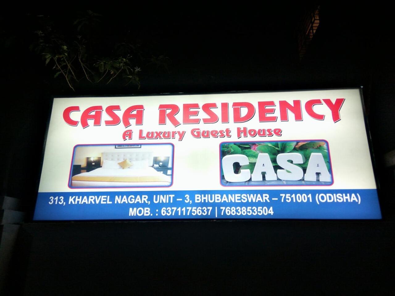 Casa Residency Hotel Bhubaneswar Eksteriør billede